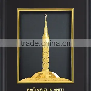 Gold Foil Buildings Photos Frame for Promotion Gift thumbnail-1