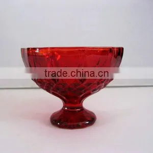 Exquisite Color Flower Ice Cream Cup /glassware thumbnail-1