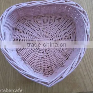 Set 3 Willow Material Hand Made Decorative Empty Wicker Serving Tray thumbnail-2