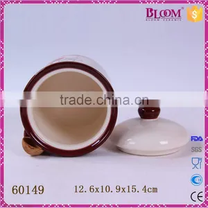Ceramic Kitchen Coffee Canister With Wood Spoon thumbnail-5