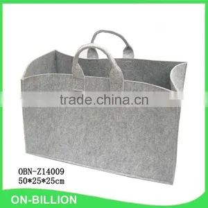 Grey Color Foldable Felt Bag thumbnail-1