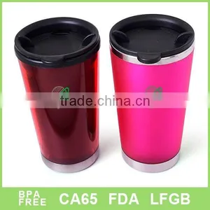 Rubber Coating Stainless Steel Acrylic Mug thumbnail-1