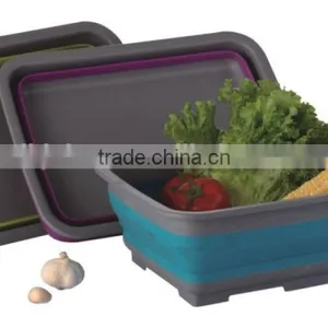 Plastic Kitchenware Foldable Basket for Seafood and Vegetables thumbnail-4