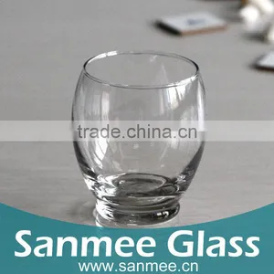 Sanmee Design Style Machine Blown Rounded Whisky Glass Cup thumbnail-1
