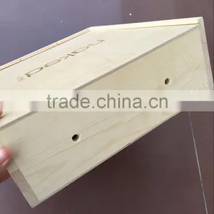 Europe Regional and Antique Feature Wooden Champagne Box Wooden Wine Gift Boxes Wooden Lock Box thumbnail-2