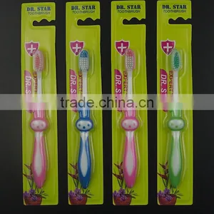 Wholesale Daily Use Travel Office Big Handle Soft Family Funny Kids Tooth Brushes thumbnail-1