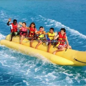 Inflatable Banana Boat Water Lake Towable Tube Tow Jet Ski thumbnail-2