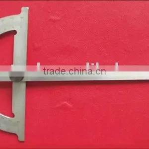 Stainless Steel Angle Meter Adjustable Protractor thumbnail-1