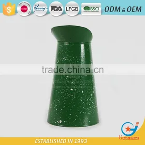 Garden Iron Powder Coating Green Bottles and Jug for Flower Metal Water Jugs thumbnail-6