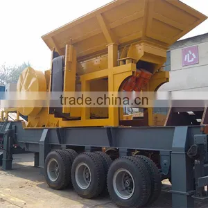 2016 Good Pricing Low Bed Trailer Mounted Crusher Plant for Quarry thumbnail-1