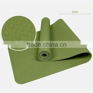 Wholesale ECO Custom Label Anti-slip TPE Yoga Mat For Fitness thumbnail-1
