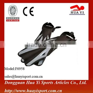 Original Adjustable Long Printed Logo Durable Diving Fins thumbnail-1