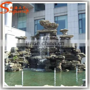 Can be Customized Artificial Waterfall Solar Fountain Garden Decorative Landscape Artificial Waterfall Fountain thumbnail-6