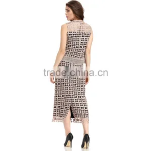 Domin Fashion Lady Lace Blouse & Top 2pcs Set thumbnail-6