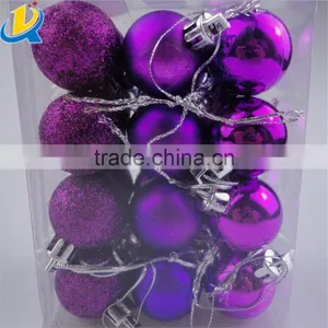 Christmas Decoration Colorful Custom Christmas Ornaments Plastic Ball thumbnail-3