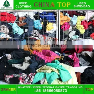 Lady Used Clothes Cream Used Women Summer Pants Hot Sale in Asia thumbnail-6