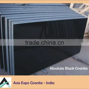 Indian Absolute Black Granite Tomb Stone Cut To Size thumbnail-2