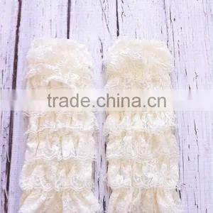 Newborn Infant Baby Ruffle Chiffon Leg Warmer Cute Knitted Winter Autumn Legging thumbnail-1