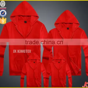 Plain OEM Service Men's Zipper-up Hoodies With Your Own Logo Wholesale KHI-004 thumbnail-1