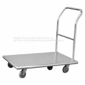 Heavy Duty Stainless Steel Flatbed Handcart / Kitchen Trolley thumbnail-1