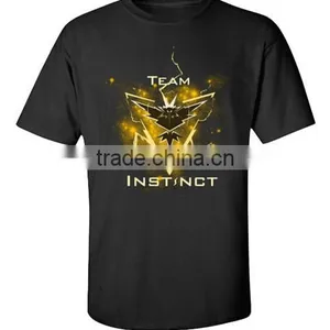 2016 High Quality New Pokemon Go Logo T-Shirt Team Valor Instinct Mystic Symbol Cosplay Costume T Shirt Tee thumbnail-1