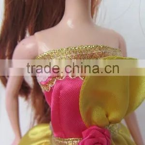 New Products Girls Princess Puffy Dresses for 12 Inch Doll thumbnail-2
