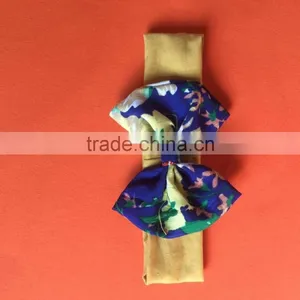 Winter Girl Flowers Hairbands Cotton Ruffle New Craft Kids Headband Hot Sale Wholesale Knot Hairwear thumbnail-5