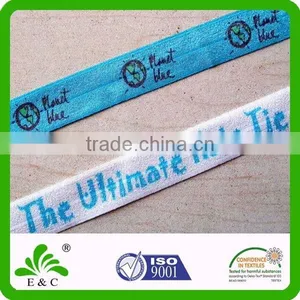Simple Style Custom Print Satin Face Thin Hair Band thumbnail-1