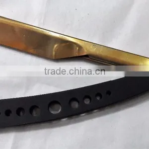 Barber Shaving Razor With Gold Blade With Balck Handle thumbnail-3