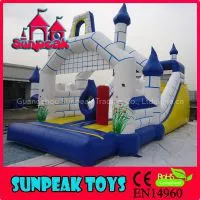 SL-1556 Wholesale Castle Inflatable Snow Slide thumbnail-1