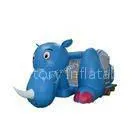 Inflatable Party Bounce House With Slide / Animal Kingdom Bounce House Rentals thumbnail-1
