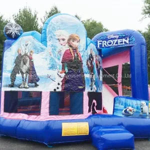 Frozen Princess Inflatable Bouncer thumbnail-3