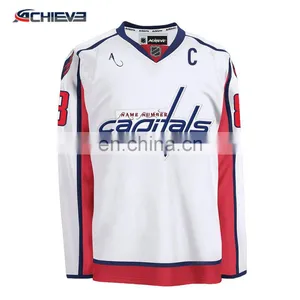 Wholesale Cheap Practice Hockey Jerseys Blank Print Hockey Jerseys thumbnail-1