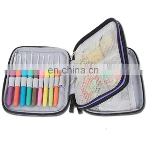 High Quality PU Crochet Hook Set Storage Bag For Sale thumbnail-3