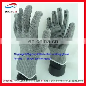 Western Safety Gloves Safety Working Gloves/string Knit Work Gloves thumbnail-5