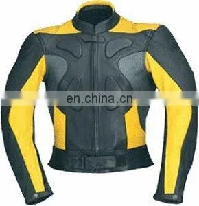 Leather Motorbike Jacket,Leather Motorcycle Biker Jacket,Racer Leather Jacket thumbnail-1