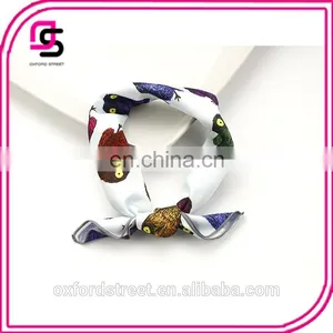 Korean Silk Scarves Scarf Female Single High-end Fashion Temperament All-match Models thumbnail-1