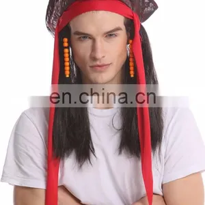 Carnival Pirate Party Wigs With Hats MW-005 thumbnail-1