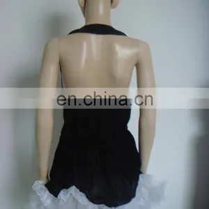 Funny Carnival Women Quality Sexy French Maid Black Costume Fancy Dress WC-0004 thumbnail-2
