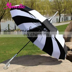 A0408 Black and White Wholesale Pagoda Umbrella thumbnail-1