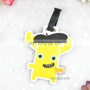 Customized 3D Cartoon Soft Rubber Bag Tag/ Pvc Luggage Tag thumbnail-3