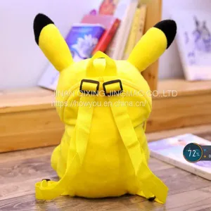 Pikachu Backpack Cartoon Plush Children's Bag Cute Adult Backpack thumbnail-1