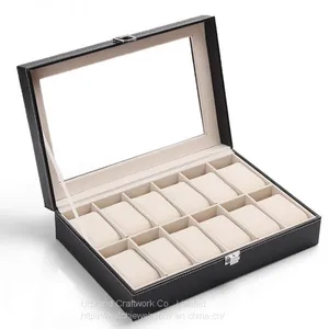 Latest Product Luxury Jewelry Watch Display Box High Quality Wooden Watch Box Jewelry Watch Box Tray thumbnail-2