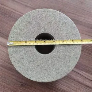 Factory Direct Sales of 8 Inch / 200 mm Stone Polymer Elastic Fiber Nylon Grinding Block Sponge Polishing Wheel thumbnail-1