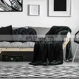 Wholesale Plush Thick 100% Microfiber King Size Sherpa Blanket thumbnail-3