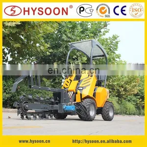Articulated Mini Tractor Trencher Loader for Farm Garden thumbnail-2