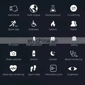 Hot Style Color Screen P90 Smart Bracelet With Full Touch thumbnail-6