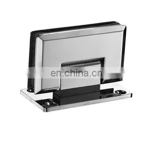 Stainless Steel 304 Glass to Wall 90 Degree Shower Glass Door Hinge thumbnail-2