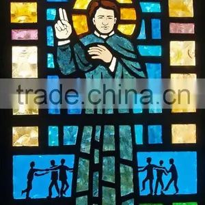 Stained Church Window Glass for Interior or Exterior Decoration thumbnail-3