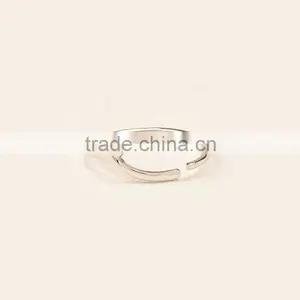 Fashion Women Engagement Jewelry Silver Plating Female Finger Rings thumbnail-3